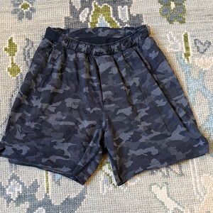 Lululemon Camo Shorts 5” Inseam